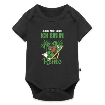Pensionierung Juckt Mich Nicht Ich Bin In Rente - Baby Premium Kurzarmbody - Schwarz - Vorne