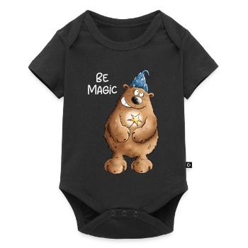 Be Magic Magician Bear I Magician - Baby Premium short-sleeve bodysuit - black - Front
