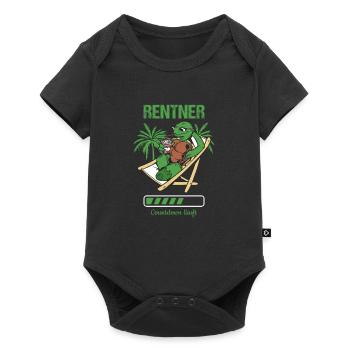 Pensionierung Rentner Countdown Läuft Rente - Baby Premium Kurzarmbody - Schwarz - Vorne