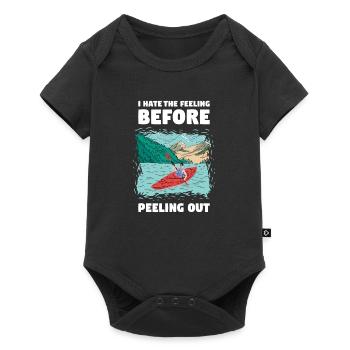 La sensation avant de décoller le kayak en eau vive - Body à manches courtes Premium Bébé - noir - Devant