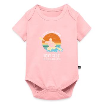 Scouting Is For Beginners Whitewater Kayaking - Baby Premium short-sleeve bodysuit - rose - Front