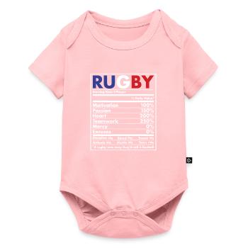 Nutrition France Rugby - Body à manches courtes Premium Bébé - rose - Devant