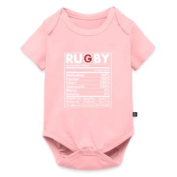 Nutrition Japan Rugby - Baby Premium short-sleeve bodysuit - rose - Front