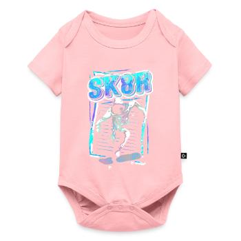 Skate | Patineur | Skateboarder | Planche à roulettes SK8 - Body à manches courtes Premium Bébé - rose - Devant
