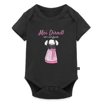 Volksfest Mei Dirndl Hob I Ned G'fundn Dirndl - Body à manches courtes Premium Bébé - noir - Devant