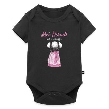 Volksfest Mei Dirndl Hob I Versoffn Dirndl Ersatz - Body à manches courtes Premium Bébé - noir - Devant