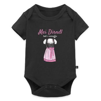Volksfest Mei Dirndl Hob I Versoffn Dirndl Ersatz - Baby Premium short-sleeve bodysuit - black - Front