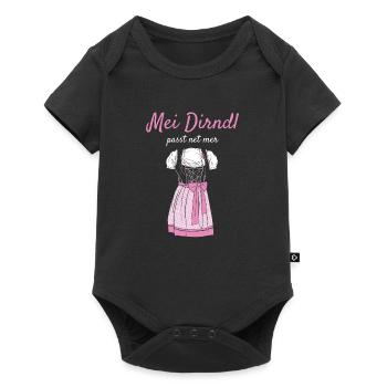 Volksfest mei dirndl fits net mer dirndl replacement - Baby Premium short-sleeve bodysuit - black - Front