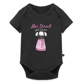 Volksfest Mei Dirndl Gob's Net Mer Dirndl Ersatz - Body à manches courtes Premium Bébé - noir - Devant