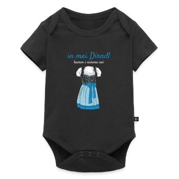 Volksfest In Mei Dirndl Kumm I Nimma Nei Dirndl - Body à manches courtes Premium Bébé - noir - Devant