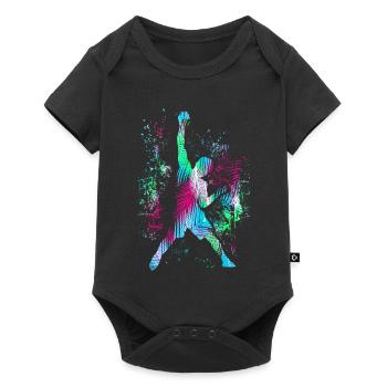 Escalade / Escalade / Escalade / Alpinisme - Body à manches courtes Premium Bébé - noir - Devant