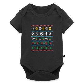 Sport Noël Futsal - Body à manches courtes Premium Bébé - noir - Devant