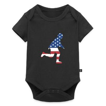 Sport Us Flag Airsoft - Baby Premium short-sleeve bodysuit - black - Front