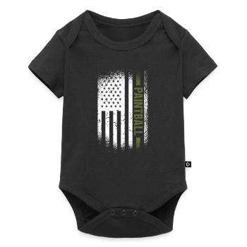 Sport Us Flag Paintball - Body à manches courtes Premium Bébé - noir - Devant