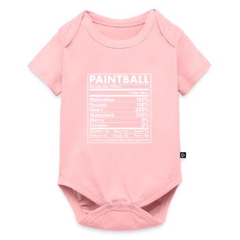Sport Nutrition Paintball - Body à manches courtes Premium Bébé - rose - Devant
