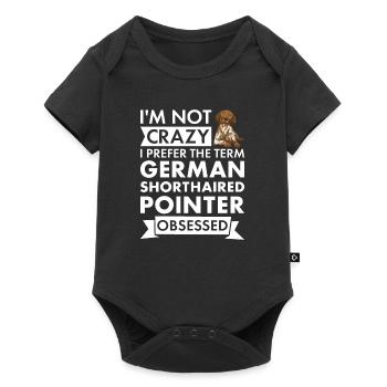 I Prefer Term German Shorthaired Pointer Obsessed - Baby Premium short-sleeve bodysuit - black - Front