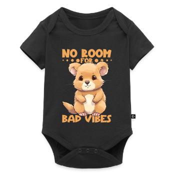 No room for a bad vibes - Quokka - Baby Premium short-sleeve bodysuit - black - Front