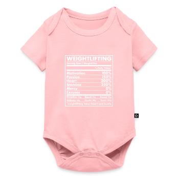 Nutrition sportive Haltérophilie - Body à manches courtes Premium Bébé - rose - Devant