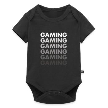 Gamer Gaming - Baby Premium short-sleeve bodysuit - black - Front