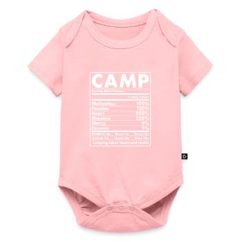 Camper Nutrition Camping - Body à manches courtes Premium Bébé - rose - Devant