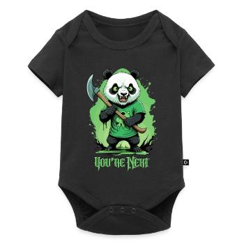 Zombie Panda - Baby Premium short-sleeve bodysuit - black - Front