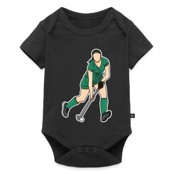 Hockey Femme - Body à manches courtes Premium Bébé - noir - Devant