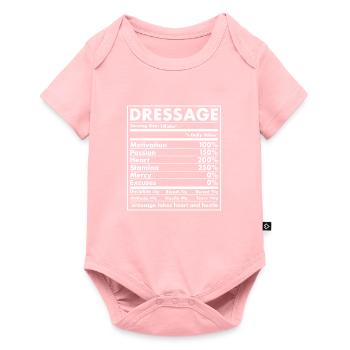 Rider Nutrition Dressage - Baby Premium short-sleeve bodysuit - rose - Front
