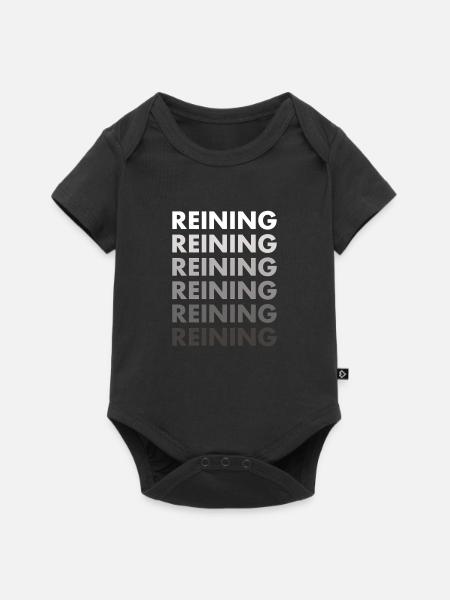 Reiner Reining - Baby Premium Kurzarmbody - Schwarz
