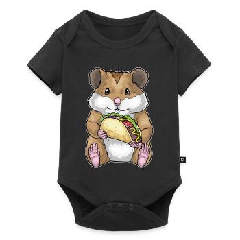 Taco au hamster - Body à manches courtes Premium Bébé - noir - Devant