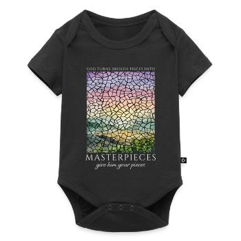 Jesus Christlich Katholiken Gläubiger Gottesdienst - Baby Premium Kurzarmbody - Schwarz - Vorne