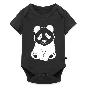 Ours Ours Panda Ours T-shirt Cadeau - Body à manches courtes Premium Bébé - noir - Devant