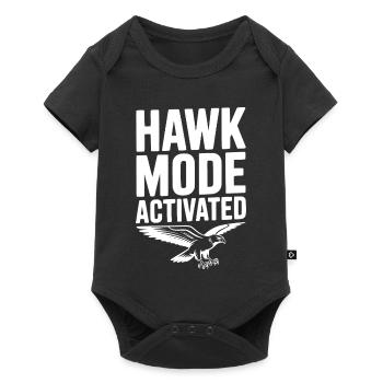 Mode Faucon activé - Body à manches courtes Premium Bébé - noir - Devant