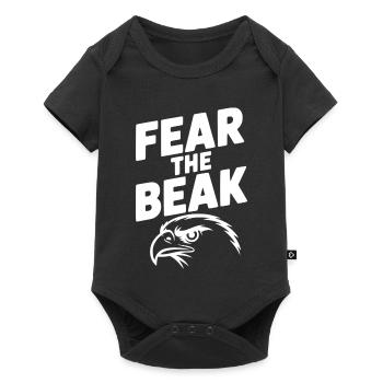 Fear the Beak - Baby Premium short-sleeve bodysuit - black - Front