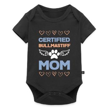 Bullmastiff Mama Certified - Baby Premium short-sleeve bodysuit - black - Front