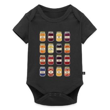 Jam in a jar - Baby Premium short-sleeve bodysuit - black - Front