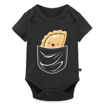 Pierogi Pologne Polonais - Body à manches courtes Premium Bébé - noir - Devant