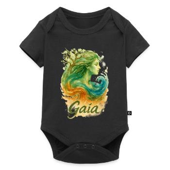 Gaia - Mother Nature - Tree of Life - Baby Premium short-sleeve bodysuit - black - Front