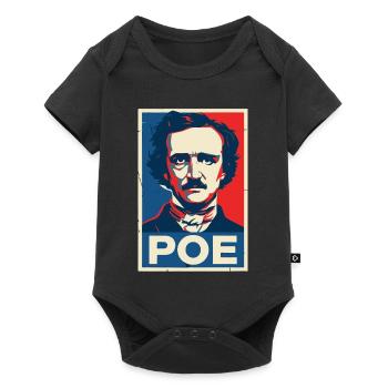 Gothic Literary Portrait Poster - Baby Premium short-sleeve bodysuit - black - Front
