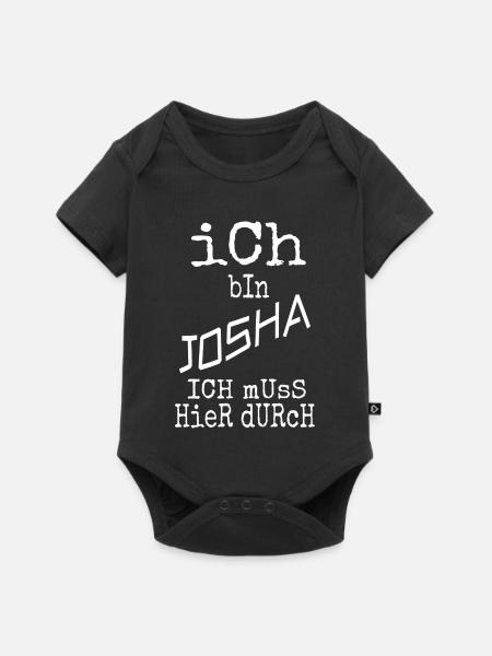 Josha - Baby Premium Kurzarmbody - Schwarz