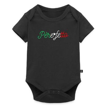 PERE FETTO gift idea humor Italian dad - Baby Premium short-sleeve bodysuit - black - Front