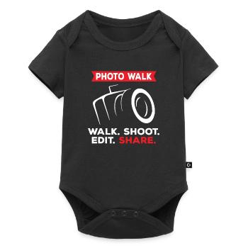 Share Photowalk - Baby Premium short-sleeve bodysuit - black - Front