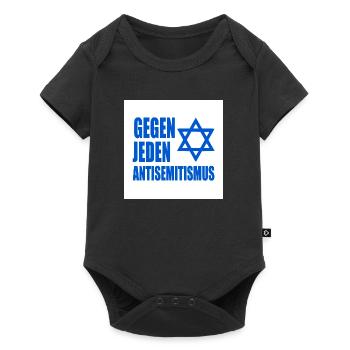 Gegen jeden antisemitismus - Baby Premium Kurzarmbody - Schwarz - Vorne