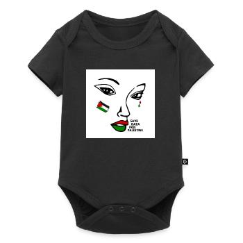 Free palestine women - Baby Premium short-sleeve bodysuit - black - Front