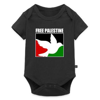 Free palestine - Baby Premium short-sleeve bodysuit - black - Front