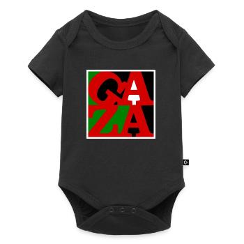 Gaza - Body à manches courtes Premium Bébé - noir - Devant
