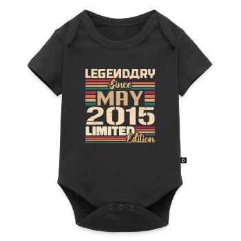 Mai 2015 Mai - Jubilé Mai 2015 - Body à manches courtes Premium Bébé - noir - Devant