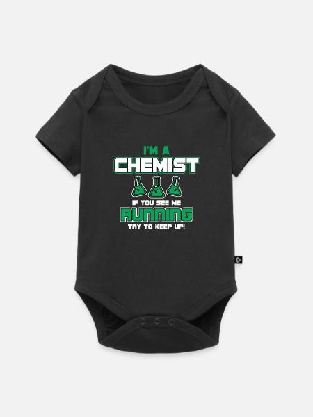 Chemiker - Baby Premium Kurzarmbody - Schwarz