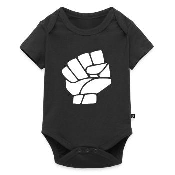 Revolution hand - Baby Premium Kurzarmbody - Schwarz - Vorne