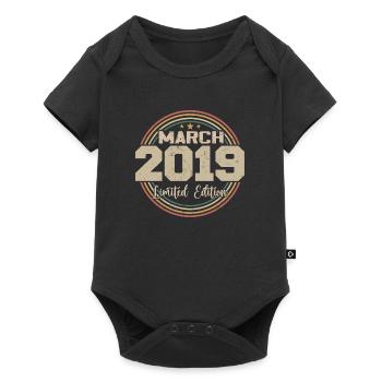Awesome Since March 2019 Birthday 2019 Gift - Baby Premium short-sleeve bodysuit - black - Front