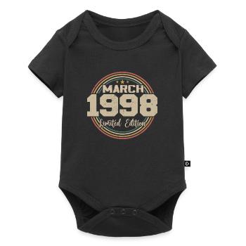 Awesome Since March 1998 Birthday 1998 Gift - Baby Premium short-sleeve bodysuit - black - Front